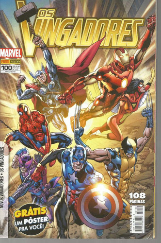 Os Vingadores 100 - Panini - Bonellihq Cx34 D19