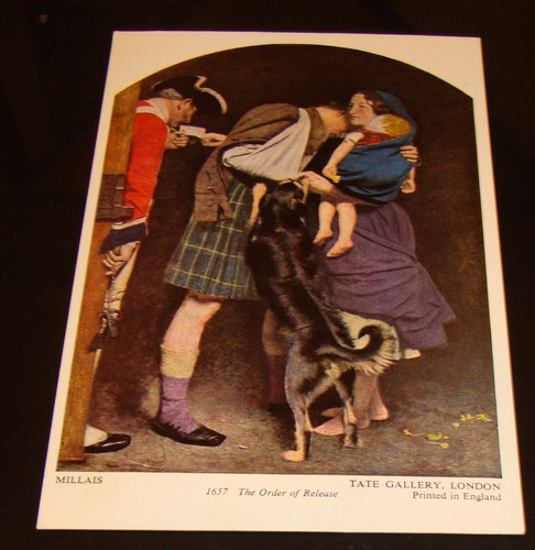 John Everett Millais__the Order Of Release__postal Impotada