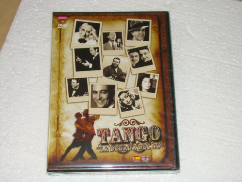 Tango La Decada Del 40´ Gardel Merello Dvd Nuevo / Kktus