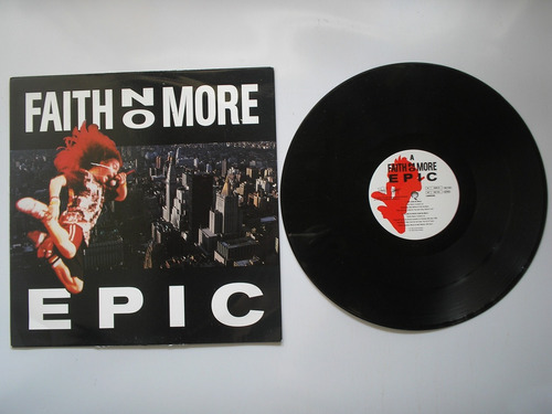 Lp Vinilo Faith No More Epic Printed Inglaterra 1990