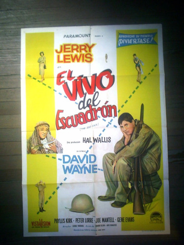 Afiche De Cine - El Vivo Del Escuadron - Jerry Lewis