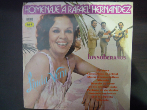 Linda Vera Y Los Soberanos Lp Homenaje A  Nuevo Y Sellado