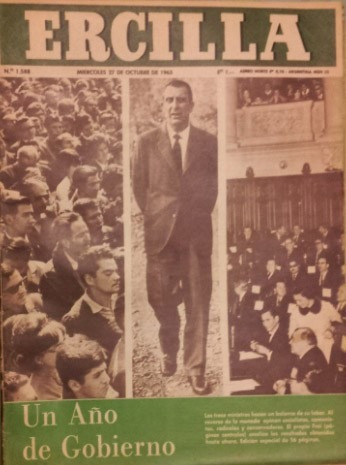 Revista Ercilla Noviembre 1965 Jorge Luis Borges Dorfman 