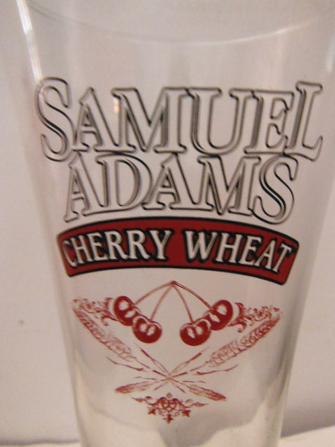 Copa Cerveza Samuel Adams Cherry Wheat Beer Souvenir Bar