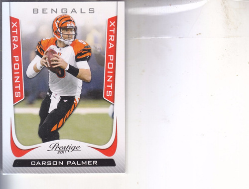 2011 Prestige Xtra Points Orange Carson Palmer Qb Bengals