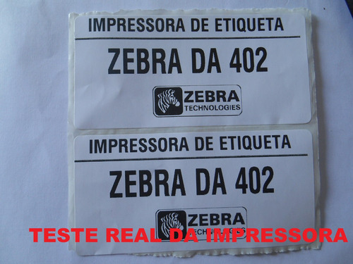 Impressora D Etiqueta Cód Barra Térmica Zebra Da402 203 Dpi