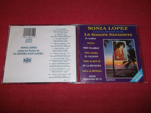 Sonia Lopez - La Sonora Santanera Cd Imp Ed 1992 Mdisk
