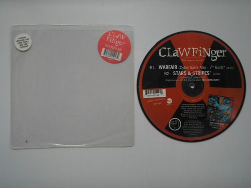 Lp Vinilo Claw Finger Picture Disc Printed  England 1994