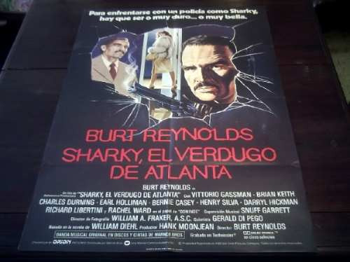 Poster Original Sharky's Machine El Verdugo De Burt Reynolds