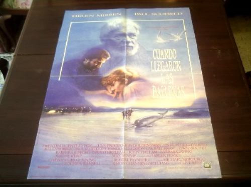 Poster Original When The Whales Came Helen Mirren C Rees '89