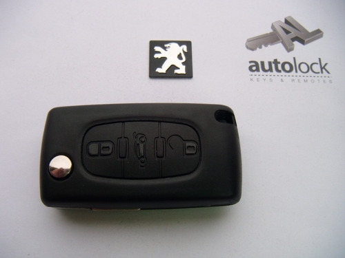 Carcasa De Control Remoto Con Flip Para Peugeot 406 408