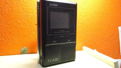 Imagem 2 de 6 de Mini Tv Casio- Portátil- 430 - No Estado - Leia O Anúncio!!!