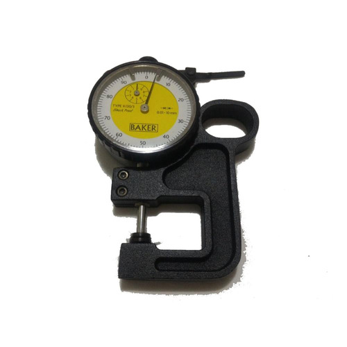 Medidor De Espessura Com Relógio Capacidade 10mm Marca Baker