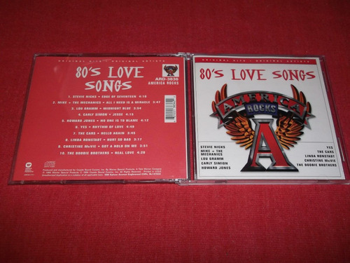 80's Love Songs - Cd Varios Yes The Cars Stevie Nicks Mdisk