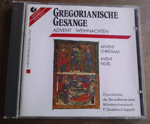 Gregorianische Gesange Advent Weihnachten Cd Aleman 1991 Daa