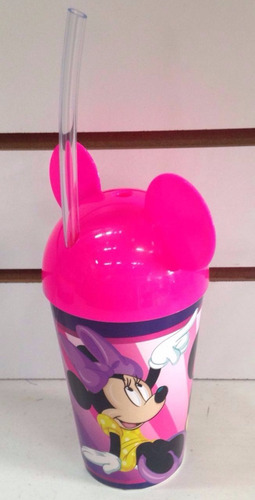 Vaso Pitillo Minnie Sorpresas Fiestas Piñatas Regalos