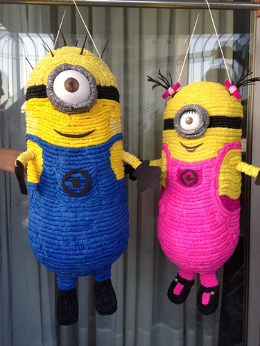 Bellas Piñatas En 3d De Minions, Mickey Y Peppa