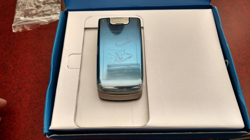 Nokia 6600f . Flip Phone . Azul. Libre. $1999.