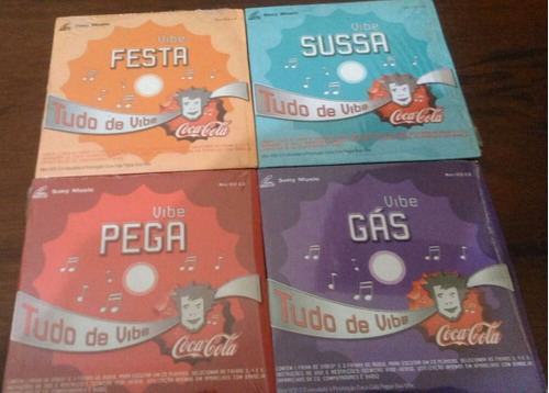 Mini Vcd Coca Cola-tudo De Vibe-promoção Pegue Sua Vibe Kit4