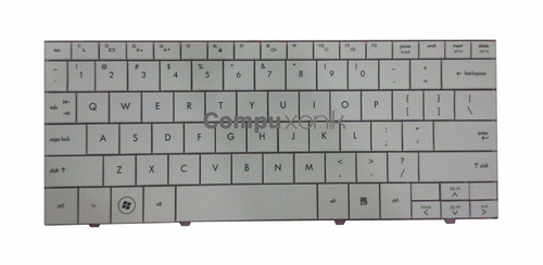 Teclado Netbook Hp Mini 110-1000 Compaq Mini Cq10 Blanco