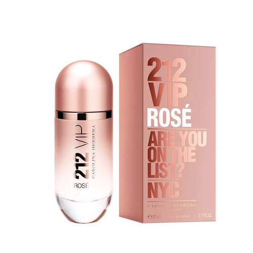 Perfumes Mujer Carolina Herrera 212 Vip Rose 80 Ml Original