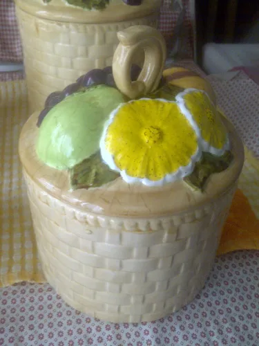 Potes De Cocina De Ceramica (Usado)