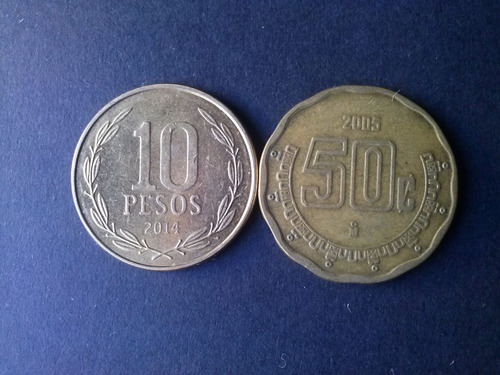 Moneda México 50 Centavos Bronce 2005 (c38)