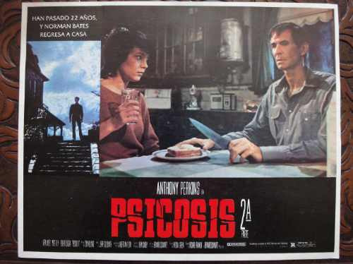 Afiche Ori Mexicano Psicosis 2 Psycho 2 Anthony Perkins 1983