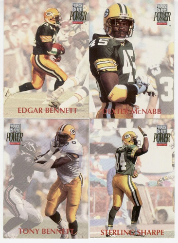 1992 Pro Set Power Lote Green Bay Packers