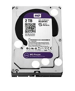 Wd Púrpura 2 Tb Vigilancia De Disco Duro - Intellipower Sata