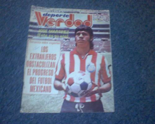Revista Deporte Verdad  1975 Futbol