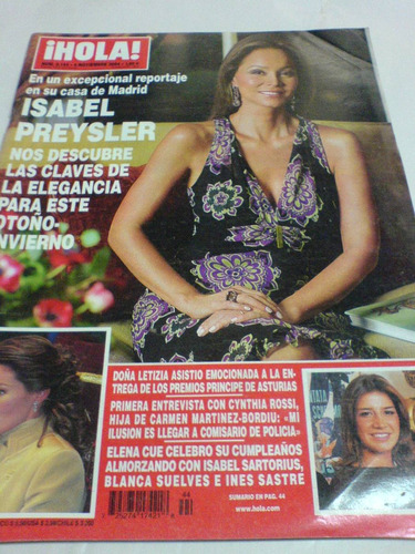 Isabel Preysler Reportaje En Su Casa De Madrid  (2004)-hola-