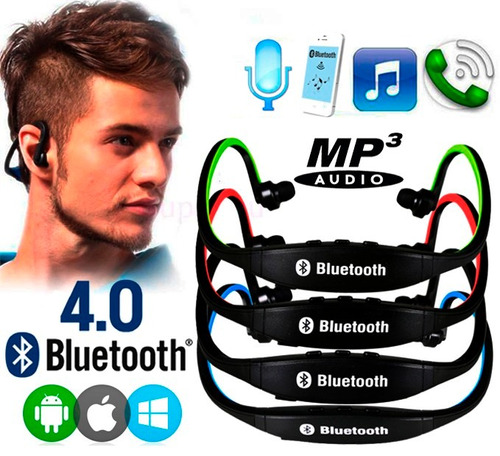 Audífono Inalambrico Bluetooth V4.0 Llamadas Memoria Deporte