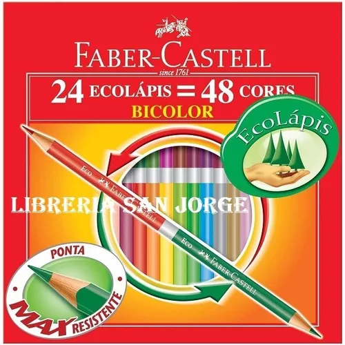 LAPICES DE COLORES FABER CASTELL SUPER SOFT X 24 COLORES - SAN JORGE