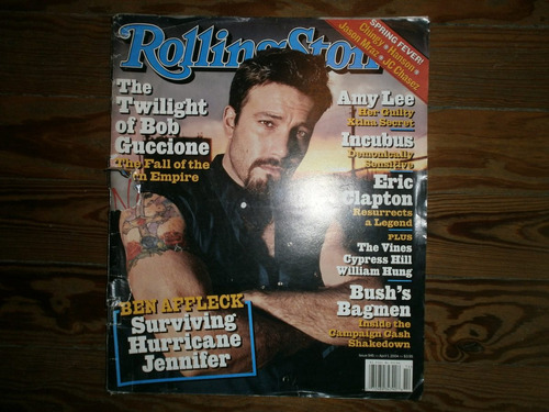 Revista Rolling Stone Issue 945 Apr 1 2004 Guccione Clapton