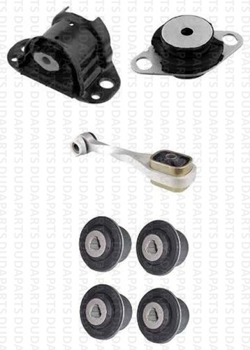 Kit Completo Calço Coxim Motor Câmbio Buchas Balança Clio