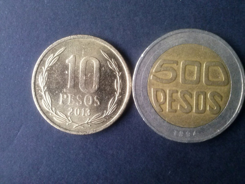 Moneda Colombia 500 Pesos Níquel 1994 (c32)