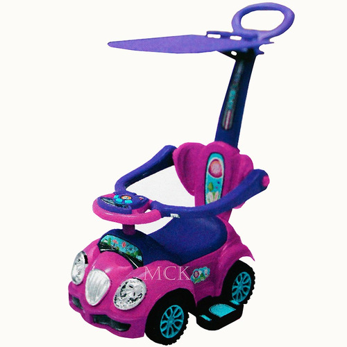 Carro Montable Paseador Coche-cito Capota Infantil Rosado