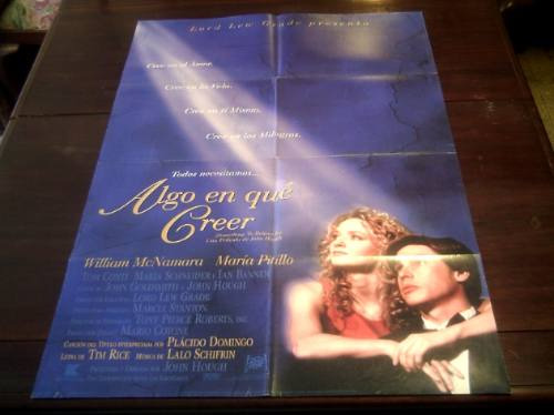 Poster Original Algo En Que Creer William Mcnamara Something