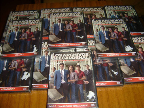 Dvd Serie Chilena Los Archivos Del Cardenal (sellado) 12 Dvd