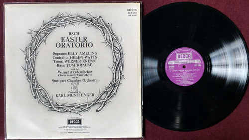 Vinilo Bach Easter Oratorio Pascua (Usado)