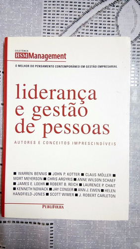 Livro - Liderança E Gestão De Pessoas