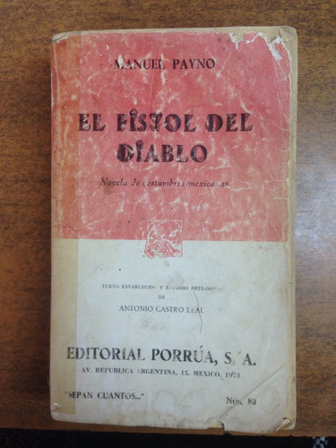 Él Fistol Del Diablo / Manuel Payno