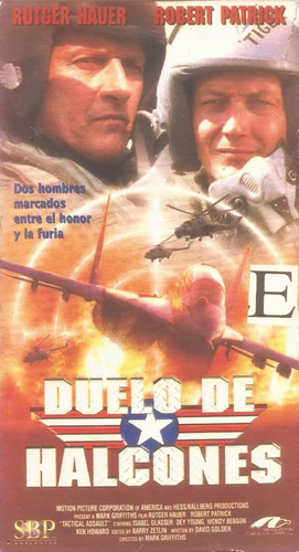 Duelo De Halcones Vhs Tactical Assault Rutger Hauer Aviones