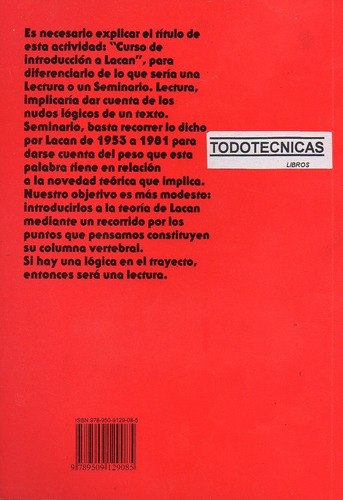 Imagen 2 de 3 de Una Introduccion A Lacan D'angelo, Carbajal, Marchilli -l-