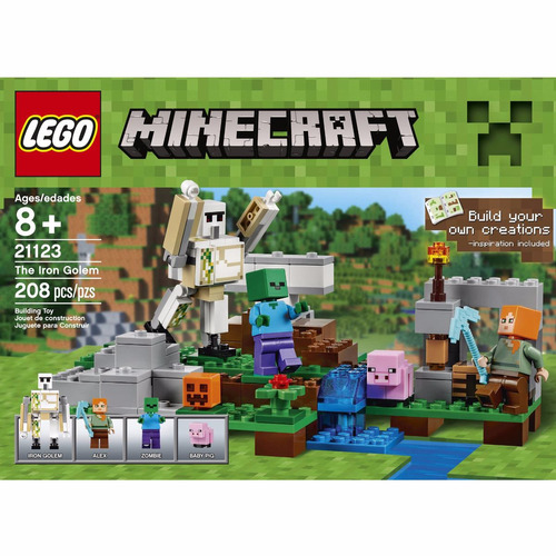 Lego Minecraft 21123 208 Piezas Mejor Precio!!