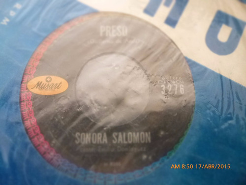 Vinilo Ep  De Sonora Salomon -preso   ( S28