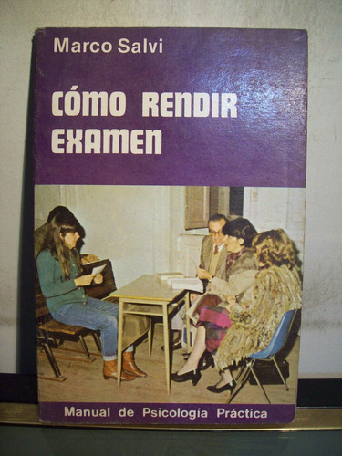 Adp Como Rendir Examen Marco Salvi / Ed Lidiun 1982 Bs As