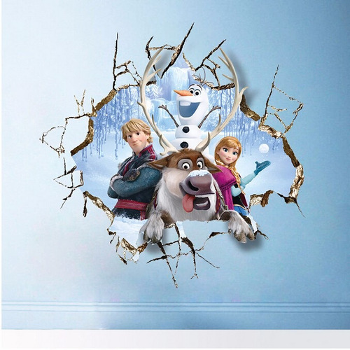 Adhesivo Decorativo Frozen Stickers Pared