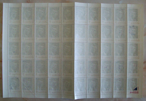 Argentina - Plancha X 50 Gj 1276 Kennedy Retint Mint L2026